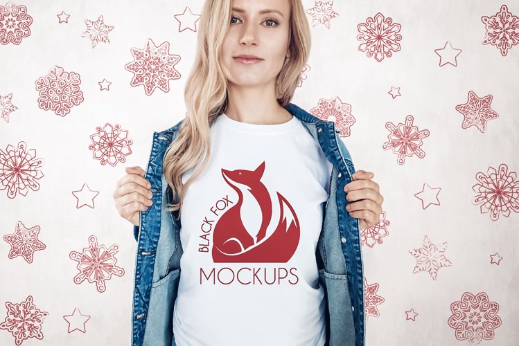 White Tshirt Mockup Image 24