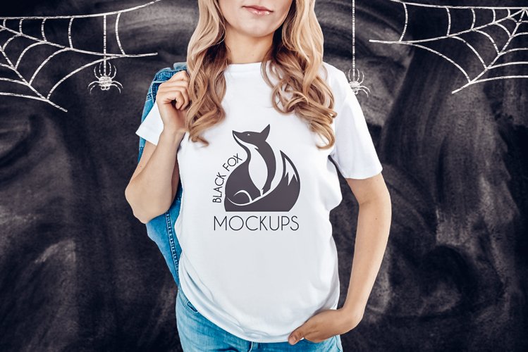White Tshirt Mockup Image 7