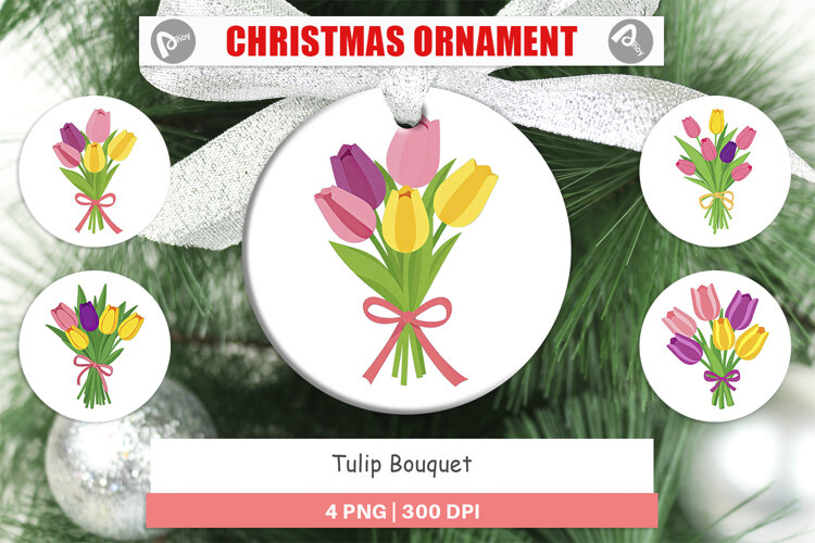 Ornament Tulip Bouquet example image 1