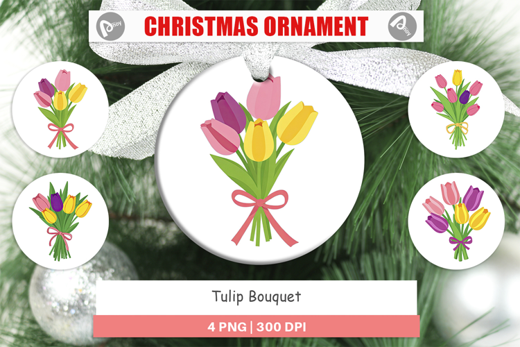Ornament Tulip Bouquet