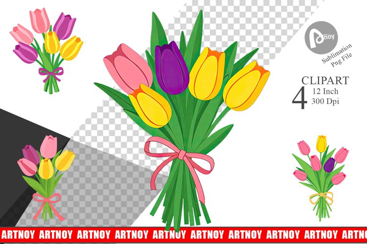 Bouquet Clipart Image 19