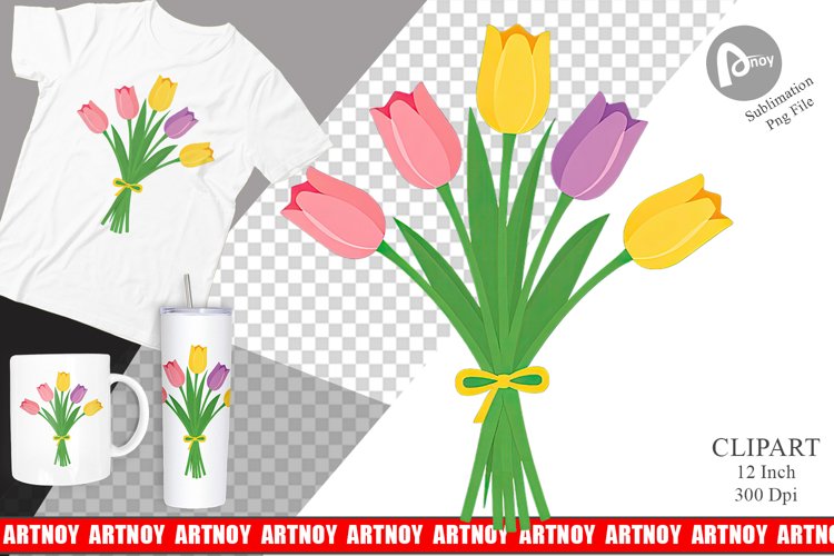 Bouquet Clipart Image 16