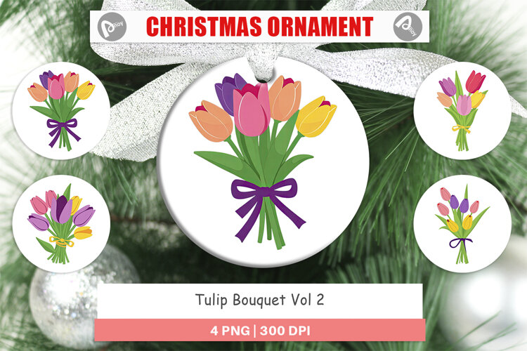 Ornament Tulip Bouquet example image 1