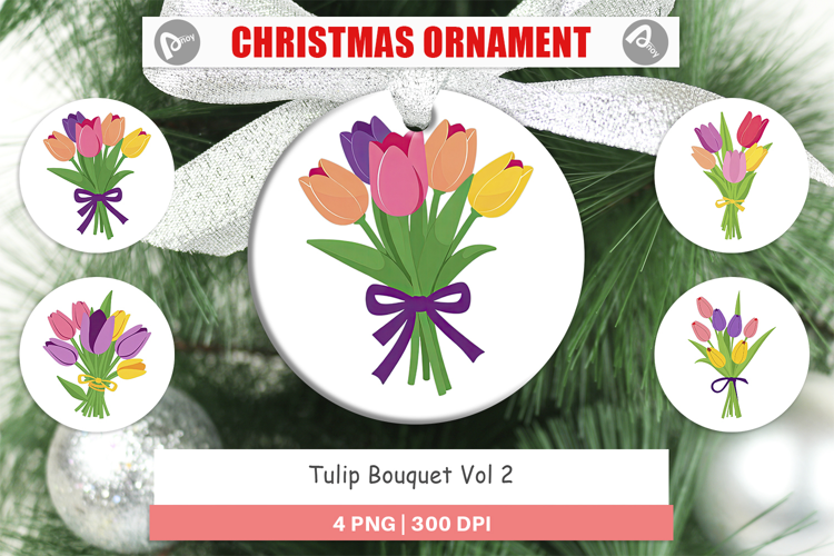 Ornament Tulip Bouquet