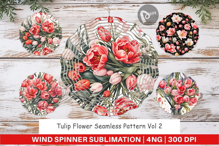 Wind Spinner Tulip Pattern