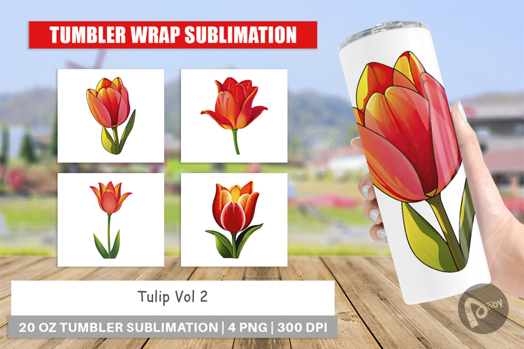 Tumbler Spring Tulip