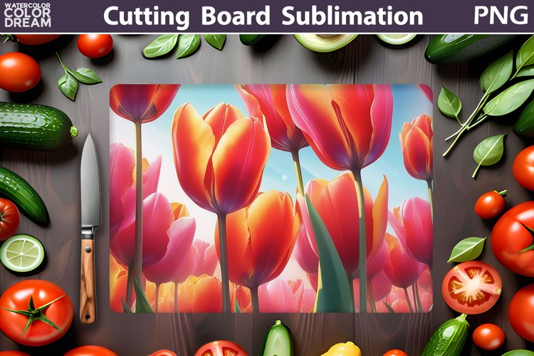 Flowers Cutting Board | Kitchen Cutting Board