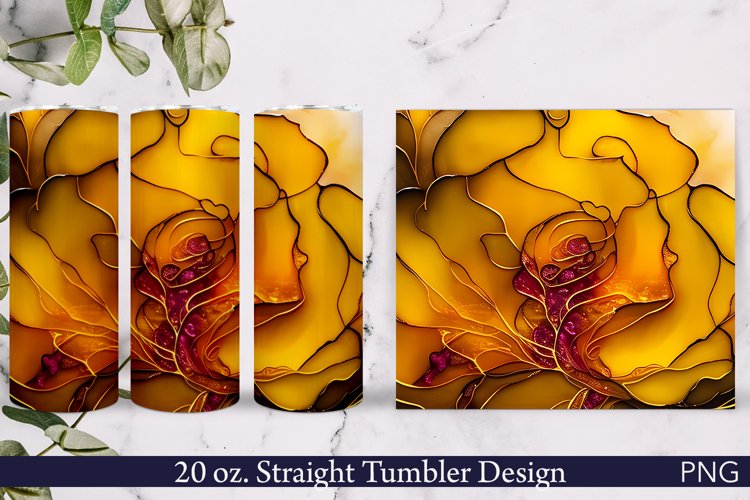 Alcohol Ink Tumbler Wrap Image 20