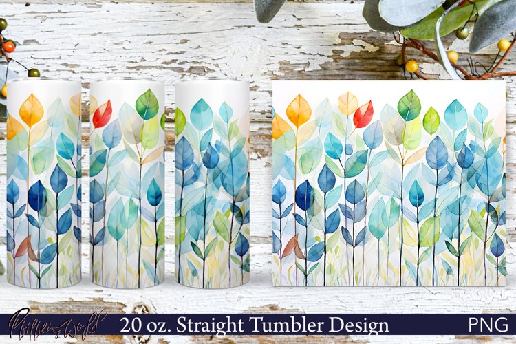 Watercolor Leaves Clipart Image 4