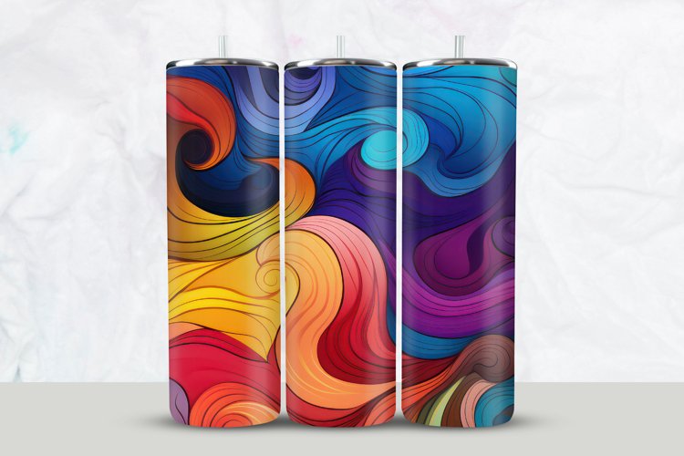 Colorful Tumbler Wrap example image 1