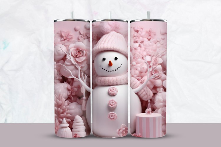 Snowman Tumbler Wrap
