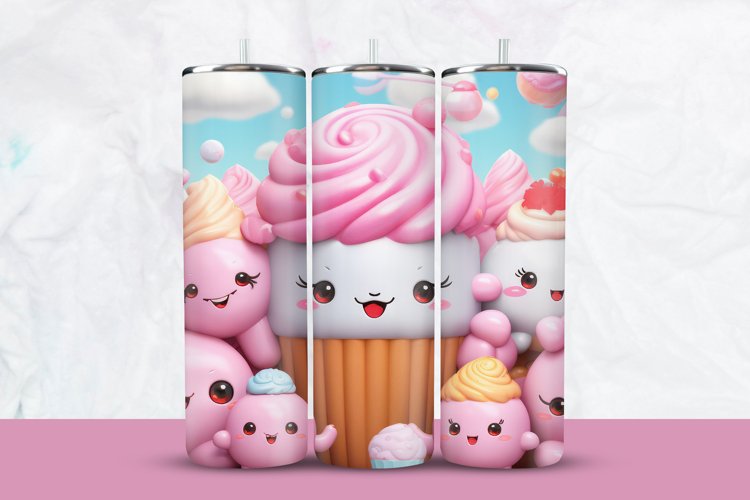 Emoji Cone Tumbler Wrap