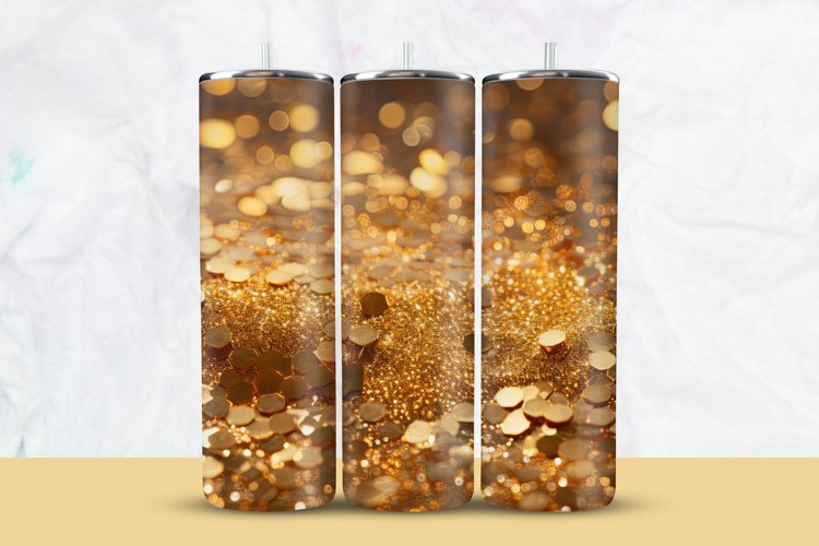 Golden Glitter Png Image 11