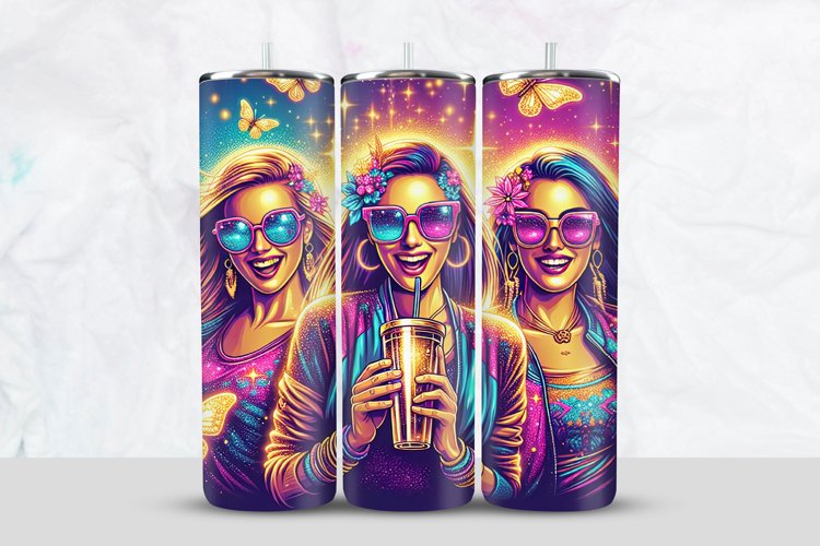 Fashionable Girl Tumbler Wrap
