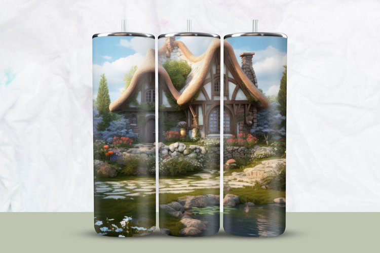 3D Home Tumbler Wrap