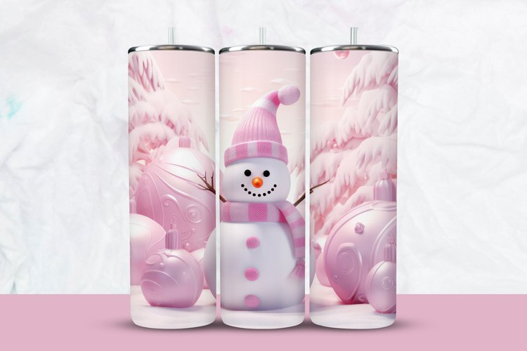 Snowman Tumbler Wrap