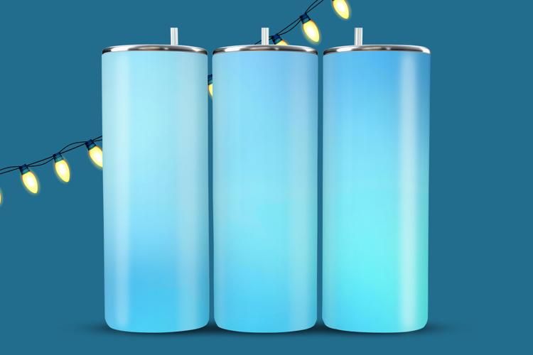 Blue Gradient Tumbler Wrap