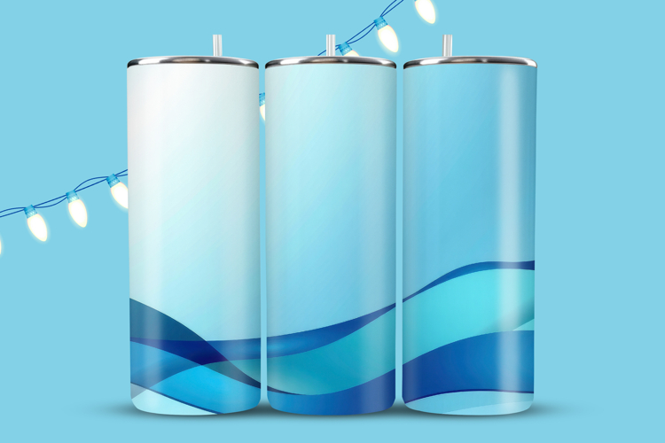 Oceanic Flow Tumbler Wrap