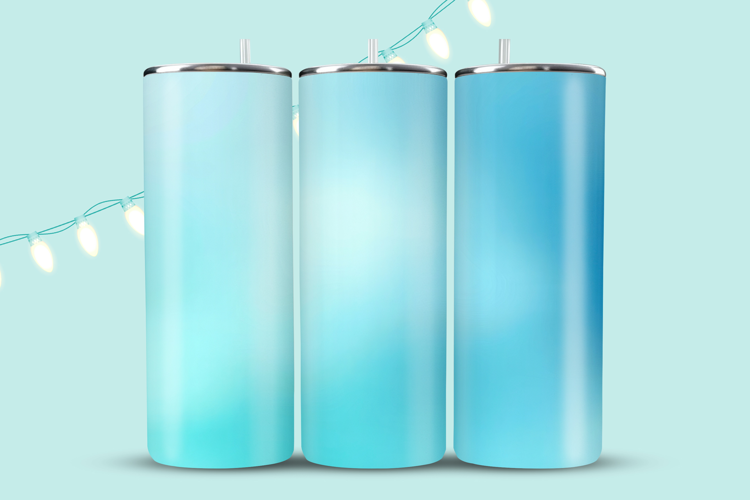 Blue Gradient Tumbler Wrap