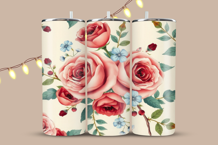 Floral Tumbler Wrap