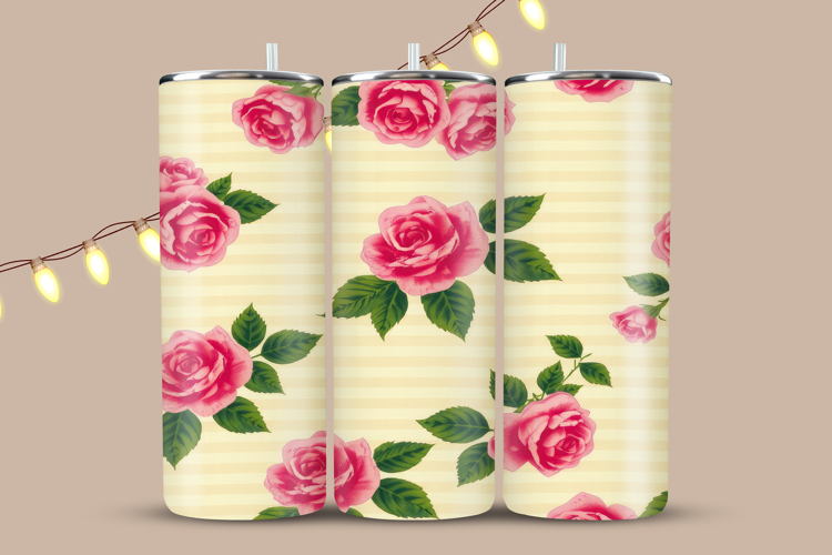 Floral Tumbler Wrap