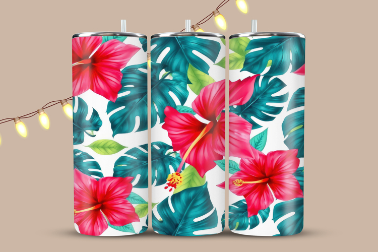 Floral Tumbler Wrap