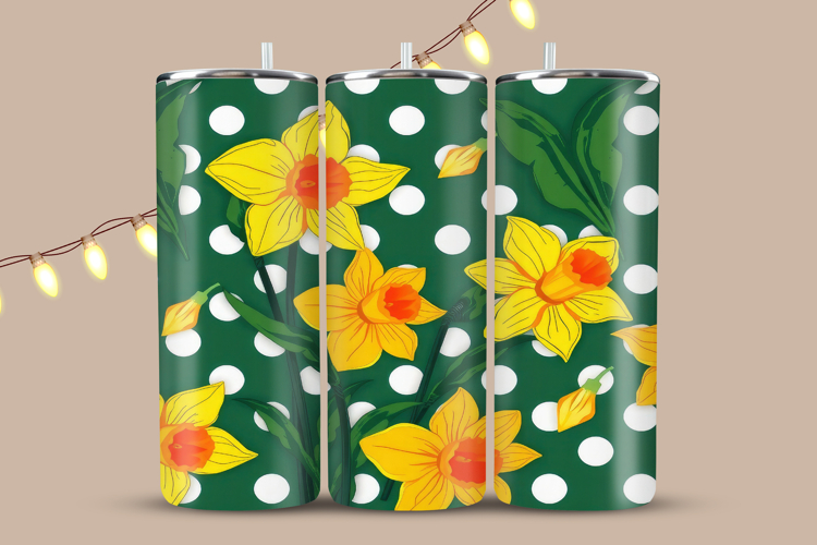 Floral Tumbler Wrap