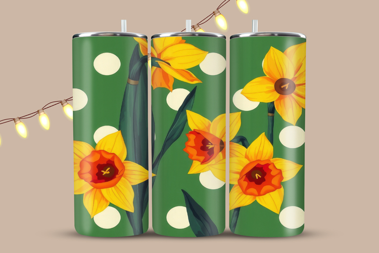 Floral Tumbler Wrap