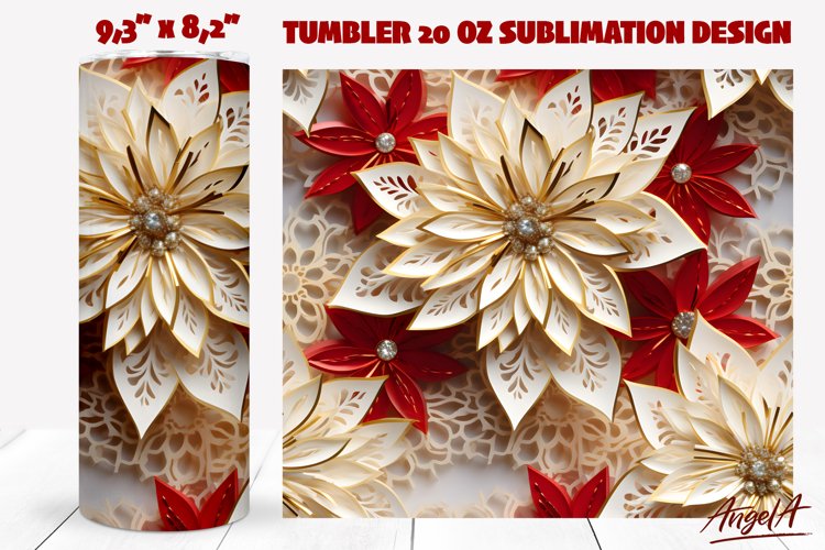 Christmas Tumbler Wrap Image 12