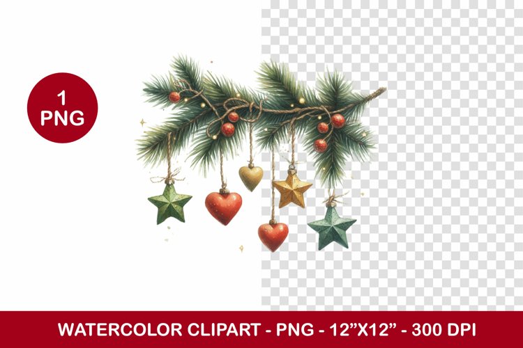 Christmas Ornament Clipart Image 16