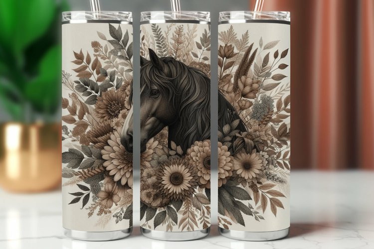 Tumbler Wrap 20 oz - horse