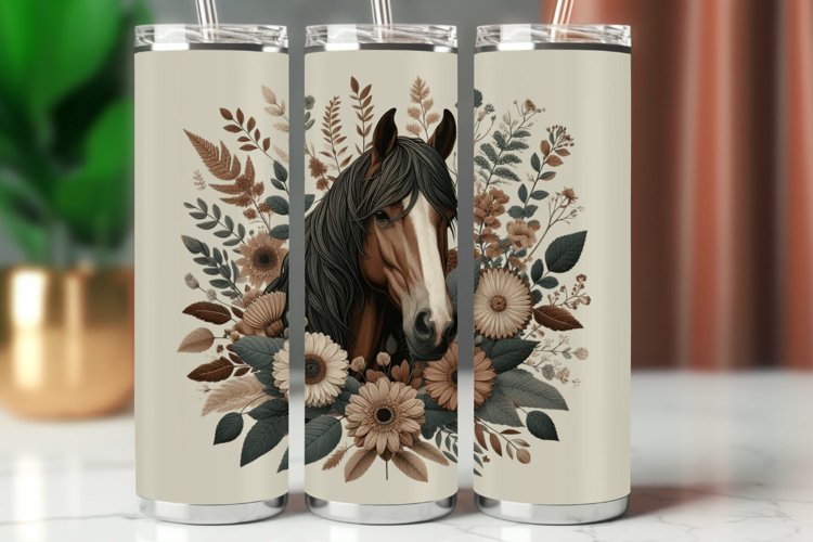 Tumbler Wrap 20 oz - horse