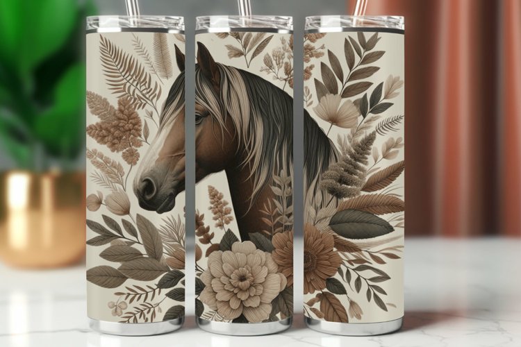 Tumbler Wrap 20 oz - horse