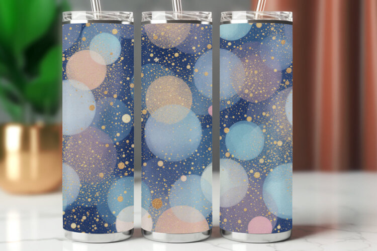 Tumbler Wrap 20 oz - glitter example image 1