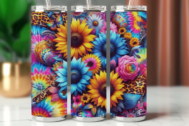 Tumbler Wrap 20 oz - sunflower