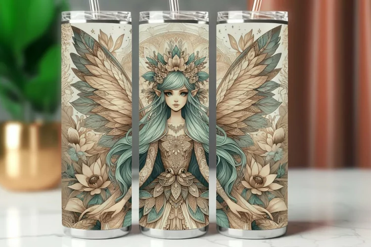 Tumbler Wrap 20 oz - mystical fairy