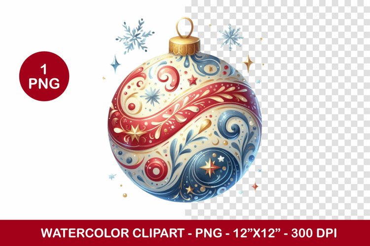 Christmas Ornament Clipart Image 10