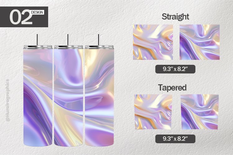 Holographic Tumbler Wrap| Tumbler Sublimation Wrap