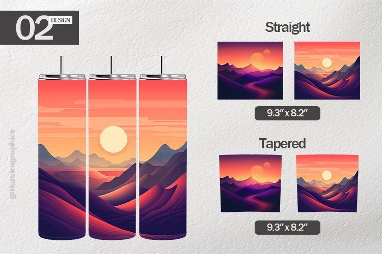 Grainy Gradients Tumbler Wrap| Tumbler Sublimation Wrap