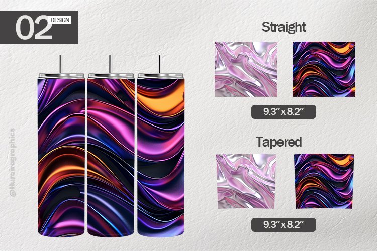 Bright Holographic Tumbler Wrap| Tumbler Sublimation Wrap