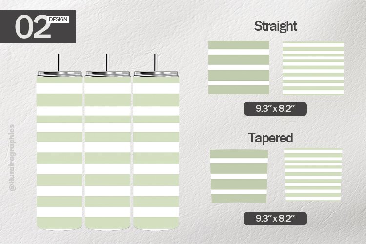 Muted Stripe Tumbler Wrap| Tumbler Sublimation Wrap