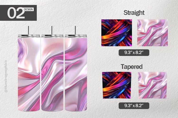 Bright Holographic Tumbler Wrap| Tumbler Sublimation Wrap