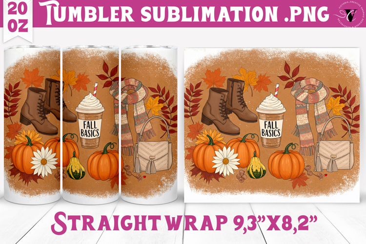 20 Oz Sublimation Tumbler Wrap Image 24