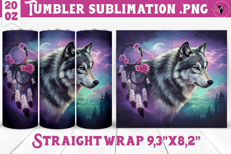 20 Oz Sublimation Tumbler Wrap Image 2