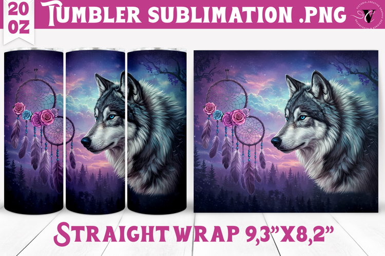 20 Oz Sublimation Tumbler Wrap Image 9