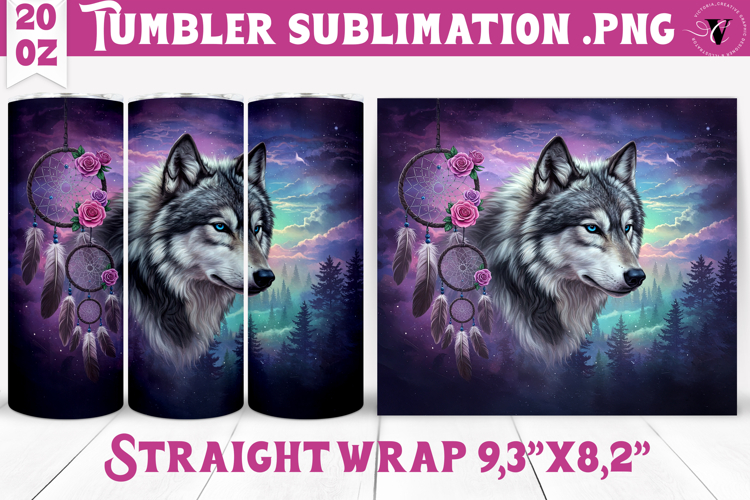 20 Oz Sublimation Tumbler Wrap Image 10