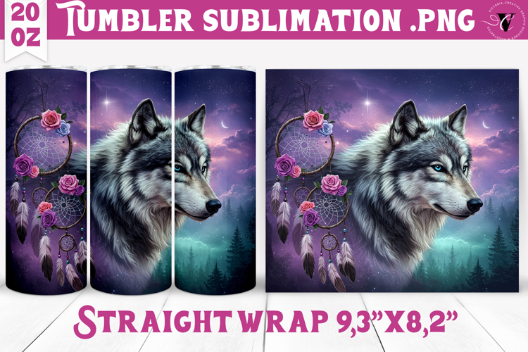 20 Oz Sublimation Tumbler Wrap Image 16