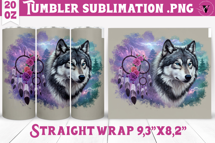 20 Oz Sublimation Tumbler Wrap Image 15
