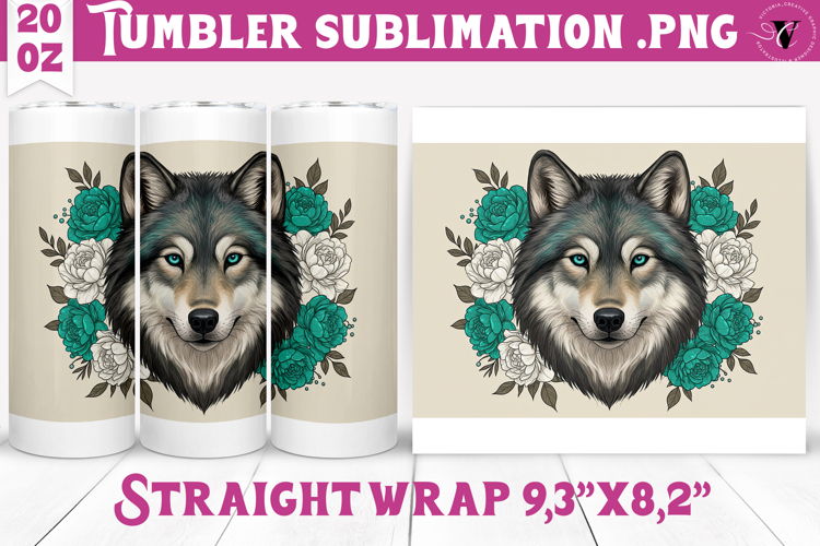 20 Oz Sublimation Tumbler Wrap Image 20