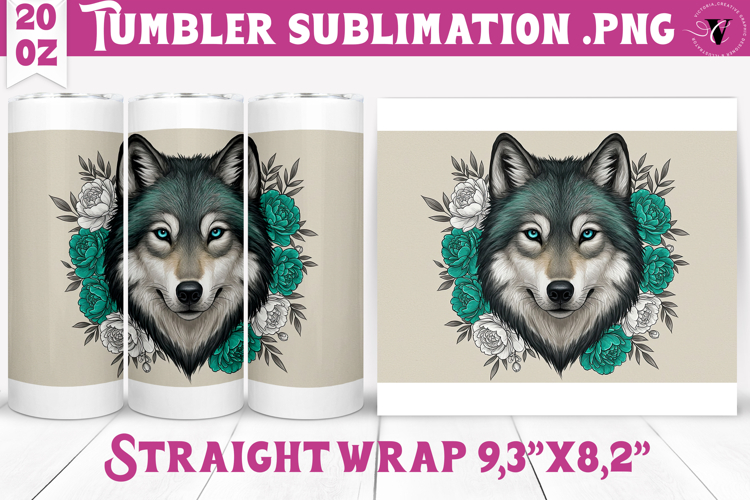 20 Oz Sublimation Tumbler Wrap Image 14
